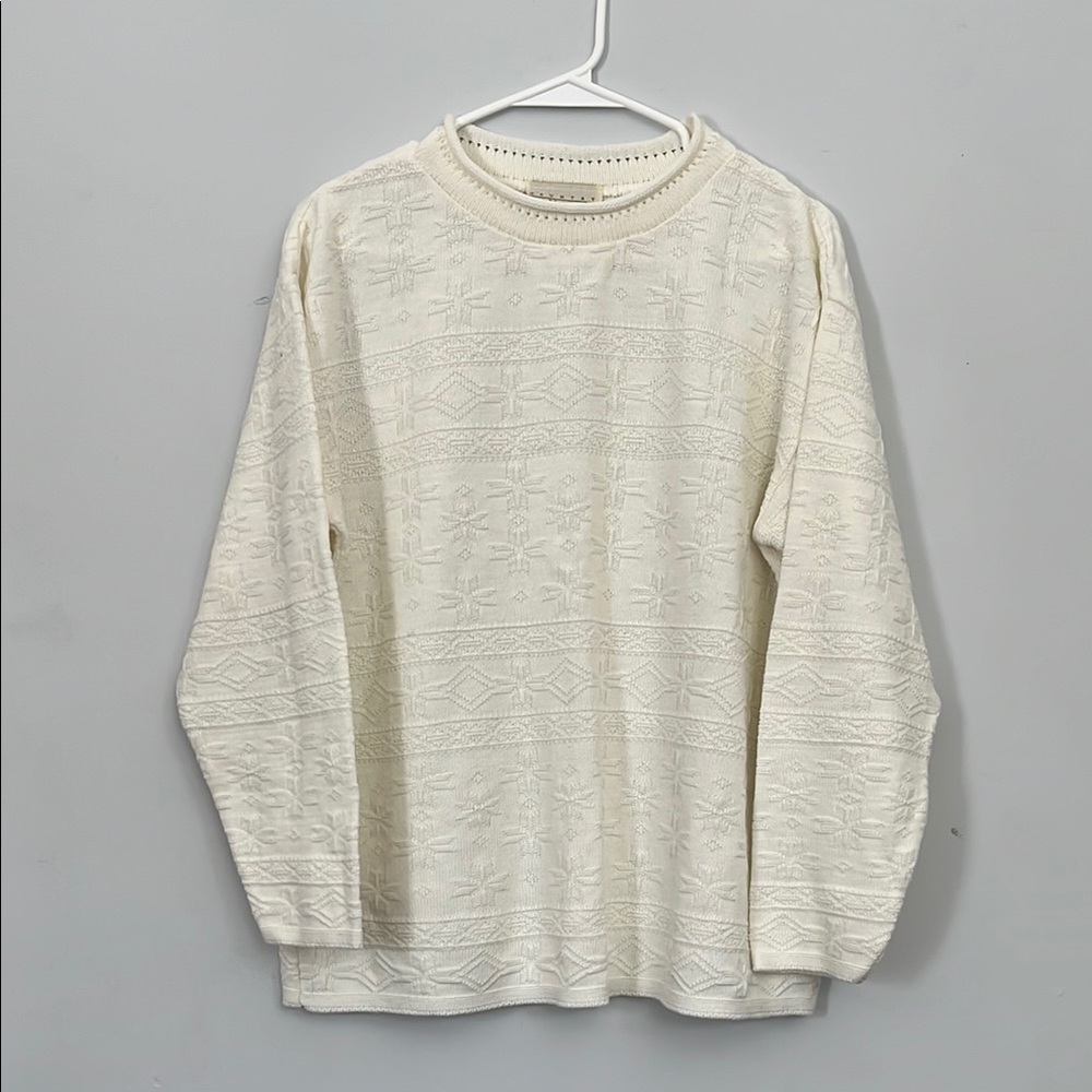 Fishermencore Cream Sweater